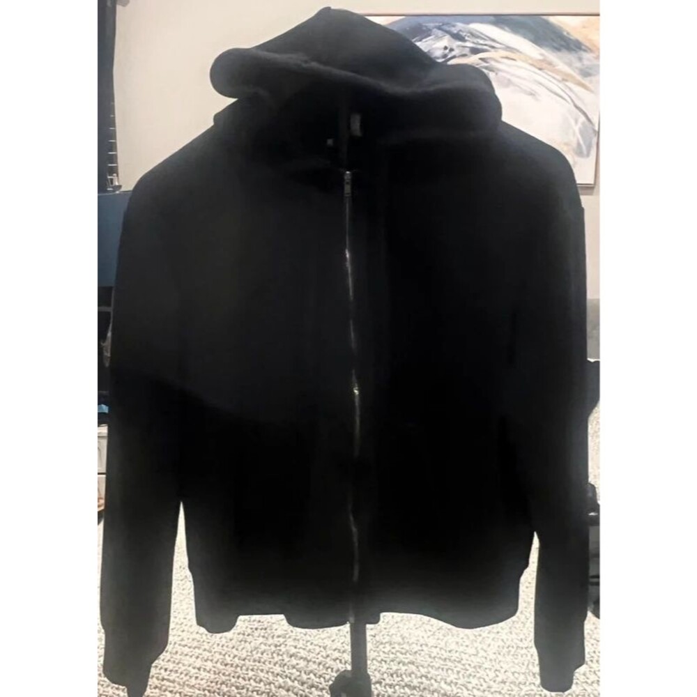 And Now This Women’s Black Full Zip Hooded Jacket Size Small